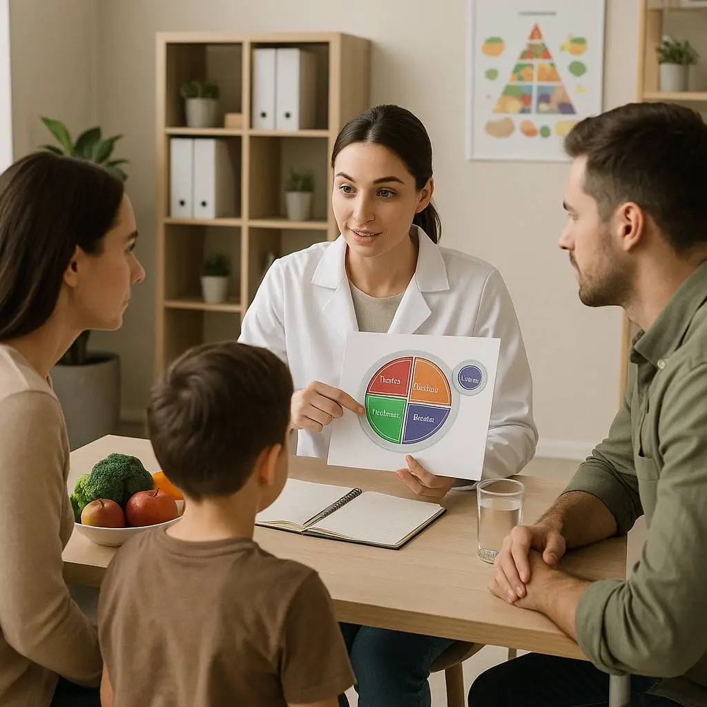 Family nutrition consultation with healthy guidelines at Multiclínica do Algarve