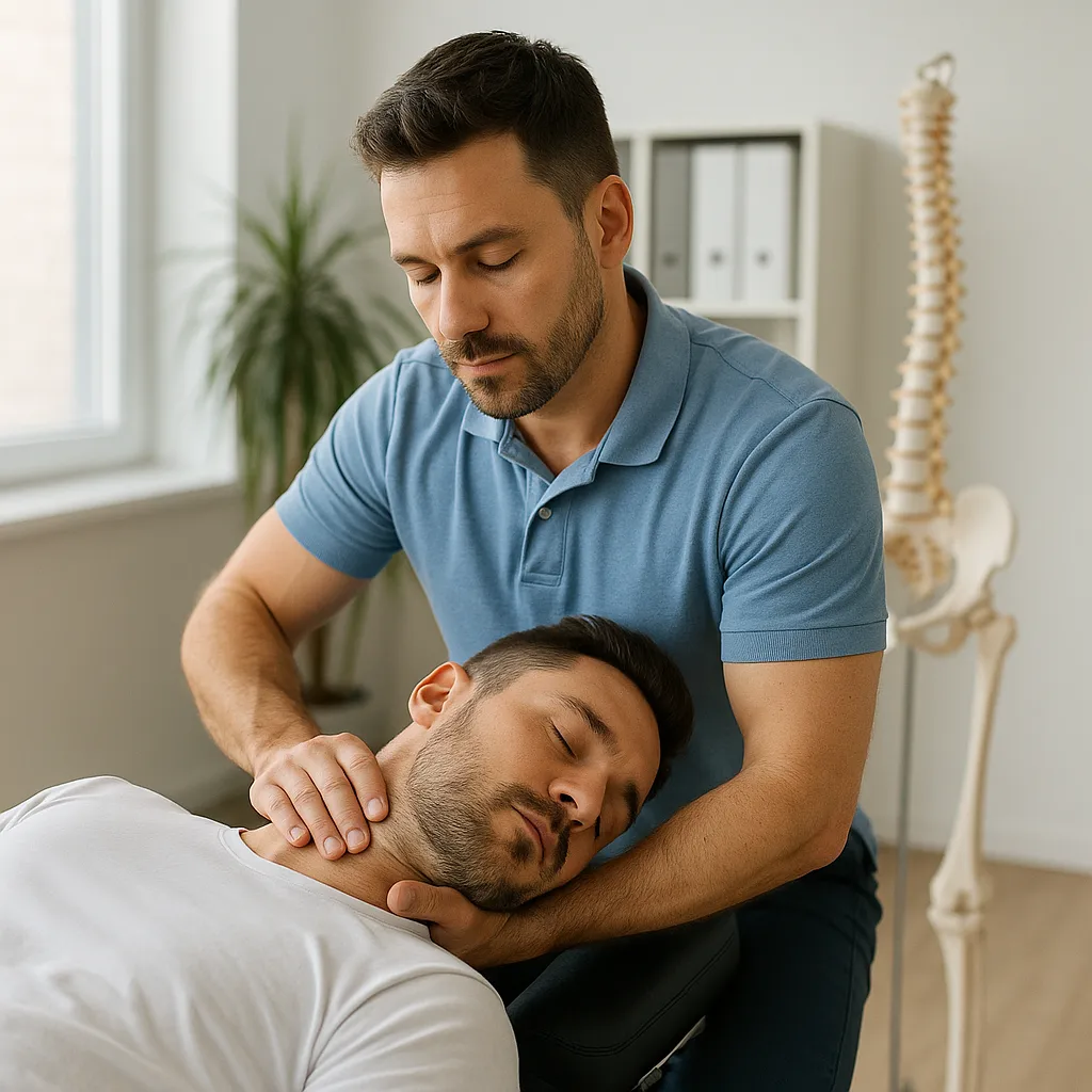 modern chiropractic care wing at Multiclínica Algarve