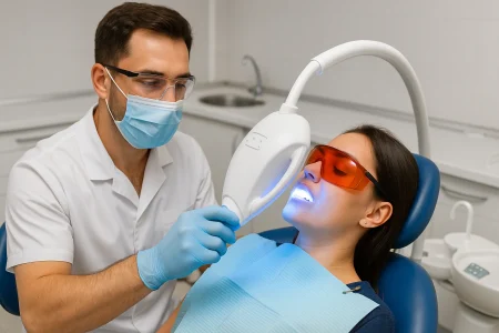 Branqueamento dentário na Multiclínica do Algarve, Quarteira