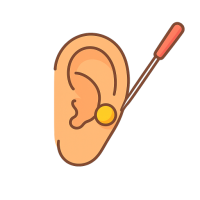 Earwax removal with the traditional Chinese technique
